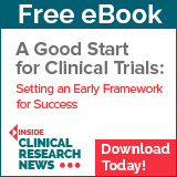 A good start for clinical trials eBook banner